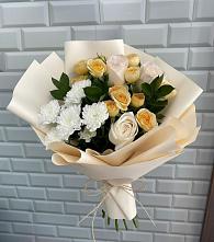 Букет цветов из:  Розы и Хризантемы в Кучерле