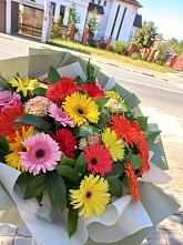 Букет цветов из:  Герберы #REPLACE_PRED# Кучерле