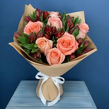 Букет цветов из:  Розы и Альстромерии в Кучерле