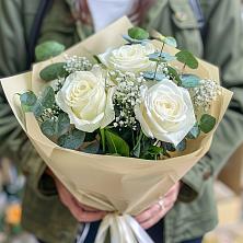 Букет Нежные грёзы в Кучерле Букет цветов из: Розы в Кучерле