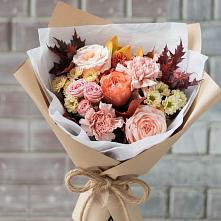 Букет цветов из:  Гвоздики, Хризантемы и Розы в Кучерле