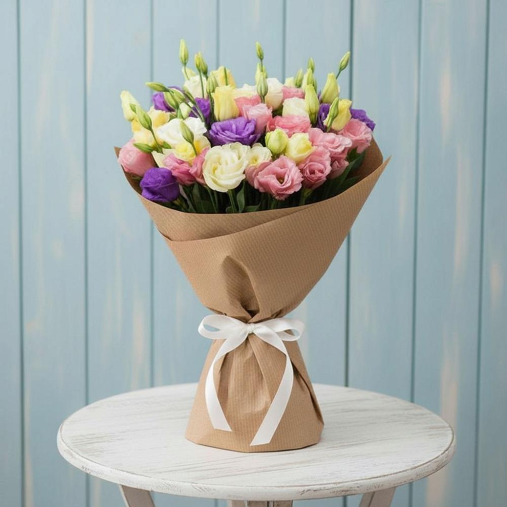 Букет цветов из: Лизиантусы в Кучерле