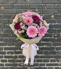 Букет цветов из:  Герберы и Хризантемы в Кучерле