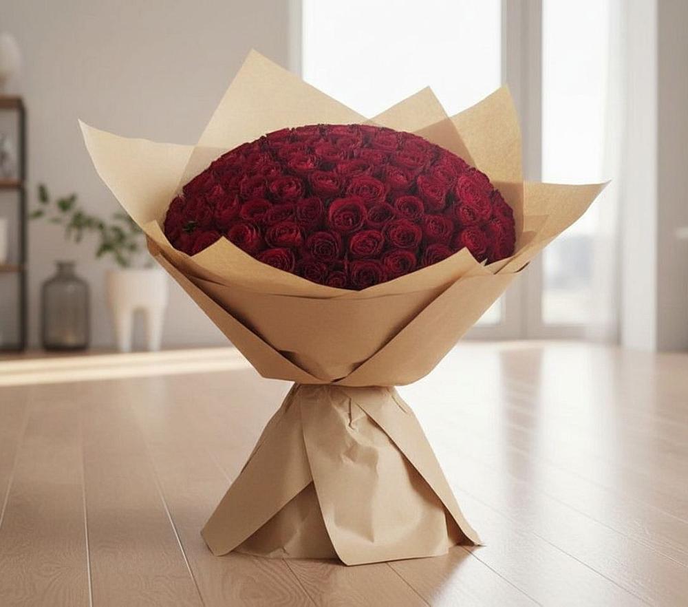 Букет 101 Красная роза в Кучерле