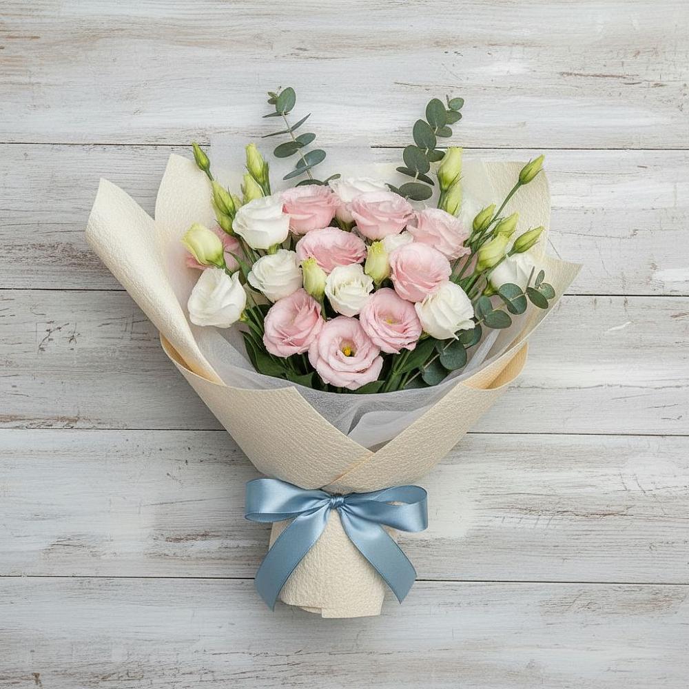 Букет цветов из: Лизиантусы в Кучерле